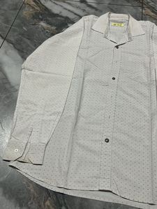 Men's Dotted Long Sleeve Shirt