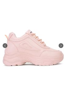 Pink Chunky Sole Sneakers