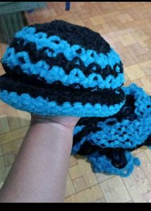Handmade Crochet Hat and Scarf Set