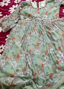 Beautiful Floral Print Gown