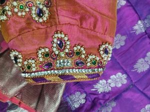 Pure Silver Pattu Lehenga Set