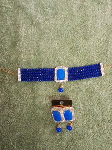 Blue 💙 Choker Set