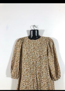 Floral Print Mini Dress