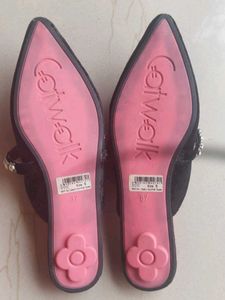 Catwalk Velvet Mules Flats