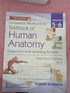 human Anatomy Workbook Volumes 5 & 6