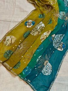 Gorgeous Embellished Saree - Unique Design