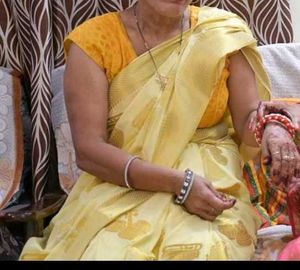 Elegant Yellow Saree with Intricate Motifs