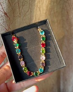 Colorful Gemstone Bracelet
