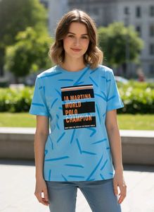 Blue Graphic T-Shirt PRICAS Urban Trends LaMartina