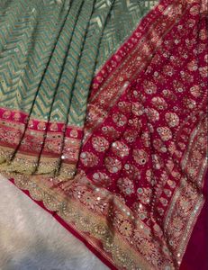 Stylish Banarasi Silk Georgette Saree