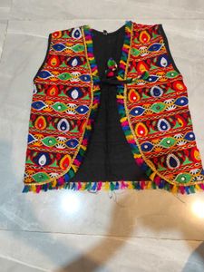 Embroidered Waistcoat Jacket for navratri