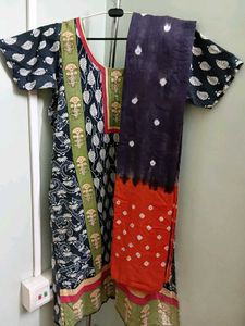 Daily Wear Kurta With Dupatta And Pajama