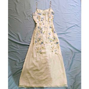 Elegant Floral Print Slip Dress