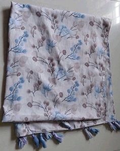 Boho Print Scarf with Tassels