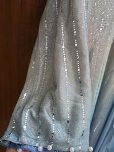 Sparkling Sequined Kurta Set with Dupatta