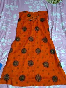 Floral Print Kurta and Palazzo Set