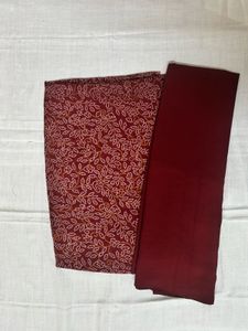 Maroon Fabric - Kurta/Suit Material