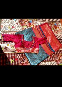 Banarsi Silk Saree with Blouse Piece