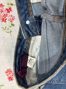 Trendy Blue Bootcut Jeans