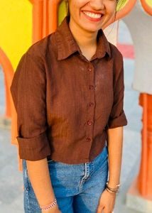 Price Drop ....For Today Only Beautiful Crop Shirt For Girls
