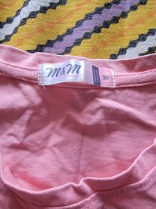 M&amp;M Bundle of 2 Pink Graphic T-Shirts