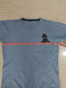 light blue steerwear T-shirt with bold Bear