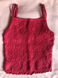 NUON westside Pink-Red Spaghetti-Tank Top