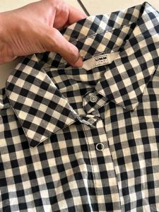 Classic Gingham Shirt Dress