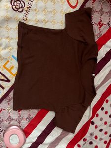 Brown Basic T-Shirt