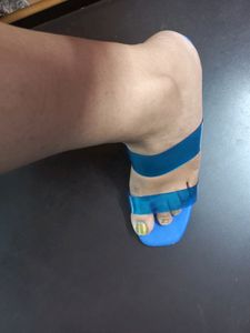 Blue Transparent Heels