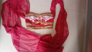 red  blouse