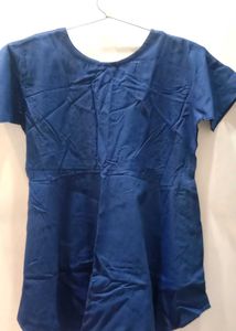 Chic Navy Blue short Kurta Top