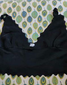 ZARA Black Trim Bralette
