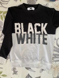 Black &amp; White Sweatshirt