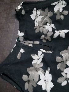 fish cut floral top