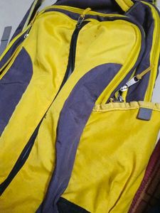 American Tourister Backpack - Yellow &amp; Grey