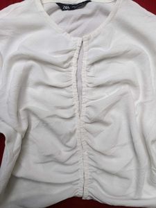Zara Front Ruched Top
