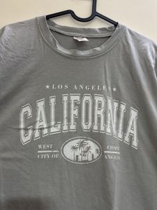 Grey "California" Graphic T-Shirt