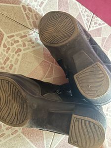 Stylish Black Ankle Boots with any one socks