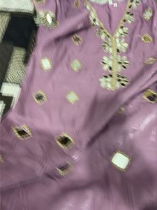 Embellished Kurta with Dupatta