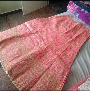 Pink Embroidered Lehenga Choli Set