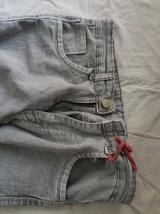 Light Wash Cargo Jeans