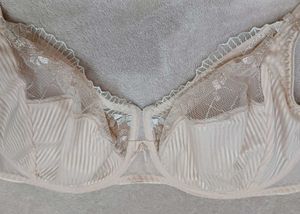 Chantelle Beige Striped Bra