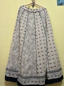 Boho Floral Print Long Skirt