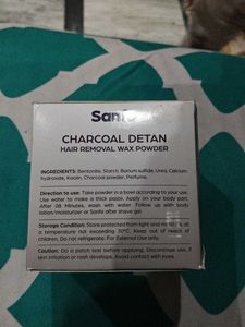 Sanfe charcoal hair removal wax powder