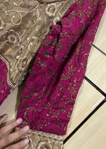 Heavy Flared Anarkali Gown outfit