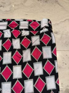 Geometric Print Skirt / tube top