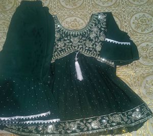 Elegant Purple Ethnic Dress