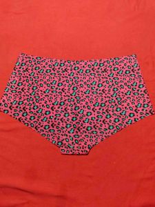 Women's 4XL Pink Leopard Print Panty