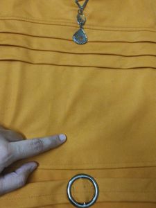 Cute Girls' Dress - Mustard Yellow